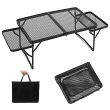 (side table, One size) Lixada Folding Camping Table Outdoor Picnic Cooking Station Food Prep Table