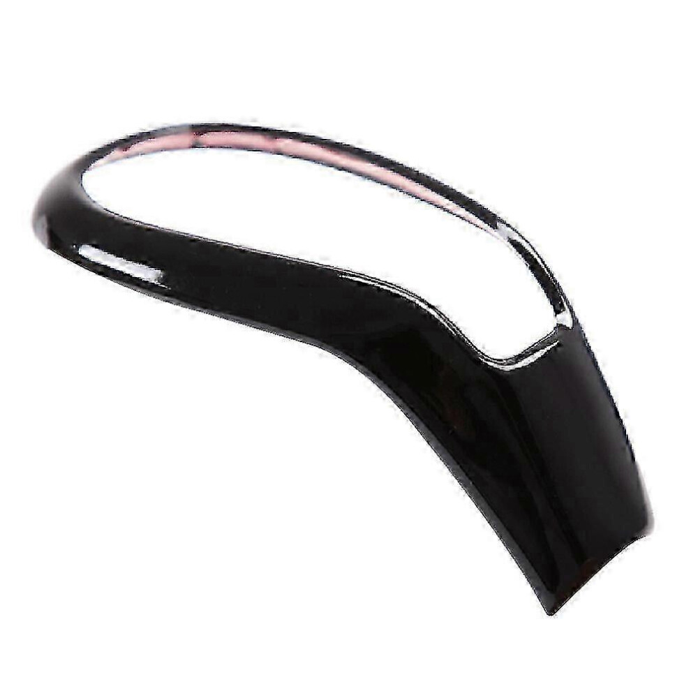 (As Show, One Size) Glossy Gear Knob Shift Cover Trim Gear Shift Knob Shifter Lever Cover For Xc60 V40 S60 S80 13-18 Black 4633396509633