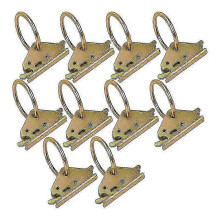(As show, One size) E-Track O-Ring Tie-Down Anchors for E-Track Tie-Down System, Secure Cargo in Enclosed/Flatbed Trailers, Trucks(10 Pack)