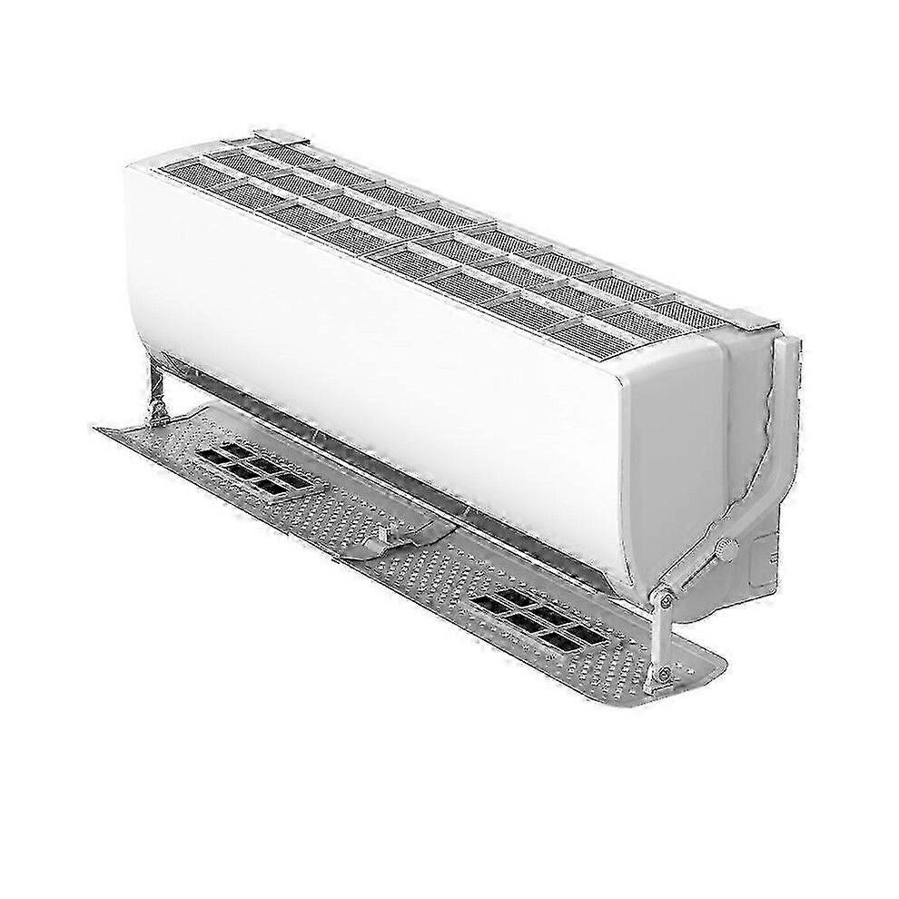 (As Show, One Size) Air Conditioner Cover Windshield Air Conditioning Deflector Baffle Shield Wind Guide Anti-Wind Shield Half Filter 4631898206654