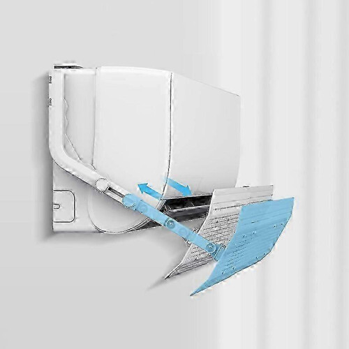 (As show, One size) Air Conditioner Cover Windshield Air Conditioning Deflector Baffle Shield Wind Guide Anti-Wind Shield Half Filter 1