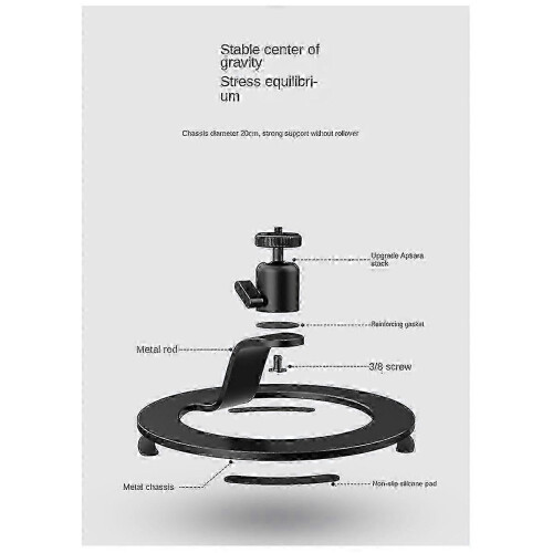 (As show, One size) Table Projector Stand Support Desktop Video Projector Holder Base Bracket 2