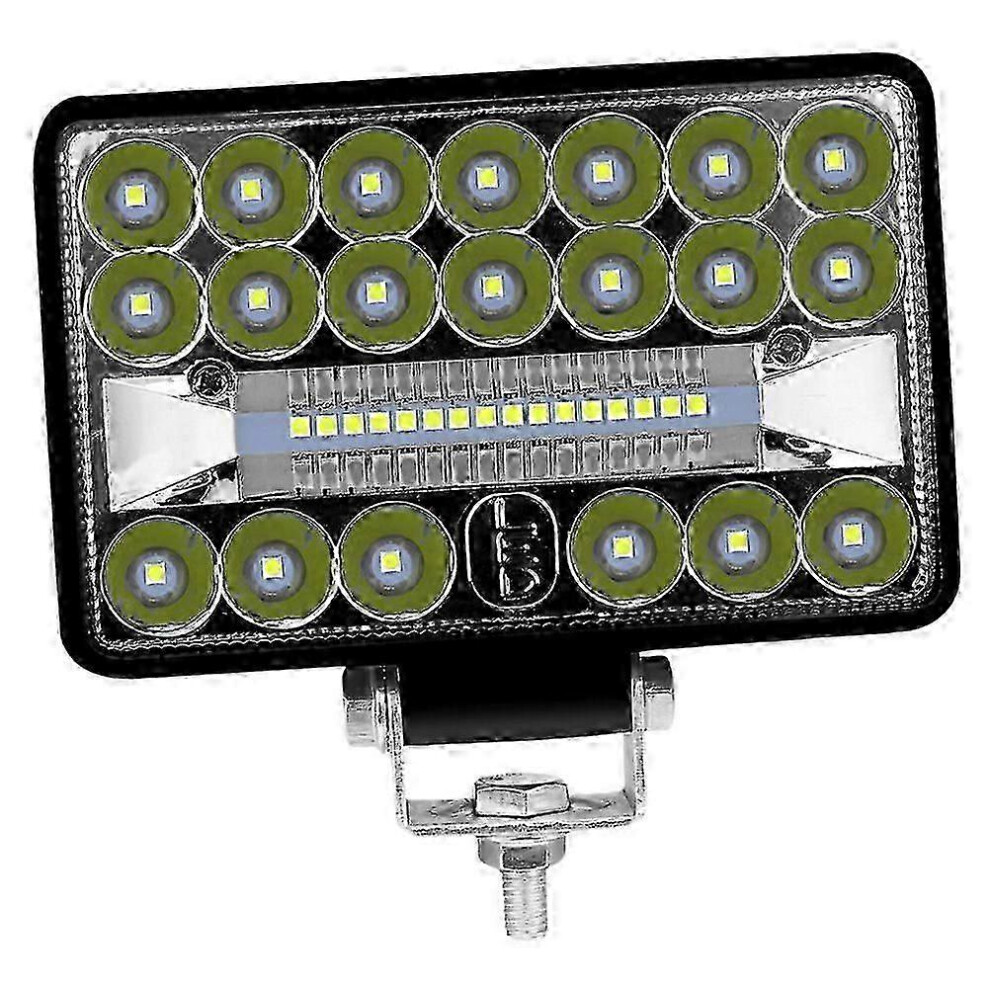 (As Show, One Size) 1Pc 108W 4-Inch 36Led Wide View For Off-Roader Atv Utv Suv And Tractor Working ( And Black) Light/Silver 4633396532174