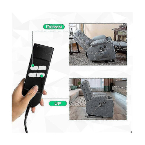 (As show, One size) Electric Sofa Remote Replacement, 5 Pin 4 Button Power Recliner Remote Replacement for OKIN LIMOSS 2