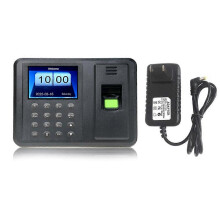 (As show, One size) 2.8'' TFT LCD Display Biometric USB Fingerprint Attendance Machine Free Software Password Employee Checking-in Reader