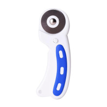 (As show, One size) KW-triO Rotary Cutter Cutting Machine 45mm Blades Ergonomic Rubber Handle Rolling Cutter with Safety Lock for Fabric Leather Paper Crafting Sewing Qui