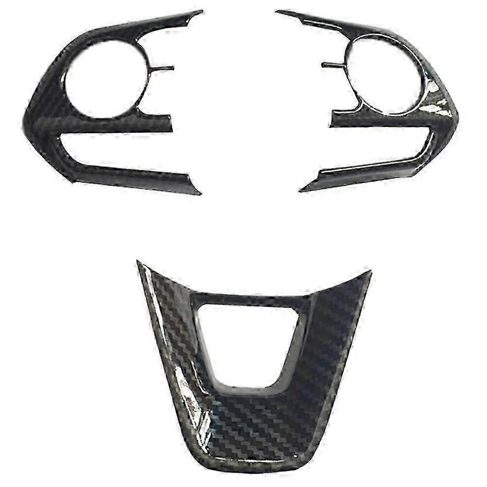 (As Show, One Size) Car Steering Wheel Decoration Cover Trim Interior Accessories For Corolla 2019-2020 Abs 3Pcs/Set 4632480870536