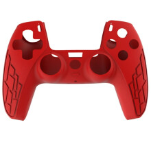 (Red) PS5 PlayStation 5 Controller Cover Skin Silicone Case Grips Protect Gamepad New