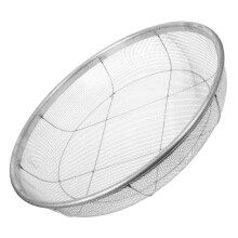(As show, One size) Manual Soil Sifter Round Iron Soil Sieve Garden Soil Sieve Easy Clean Mesh Sieve for Gardening Cultivation Tool