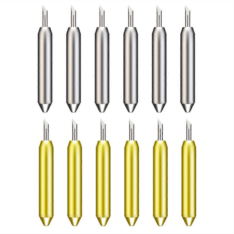 (As show, One size) Cutting Blades For Cricut Joy Vinyl Fabric Carbide 45 Degree 12PCS