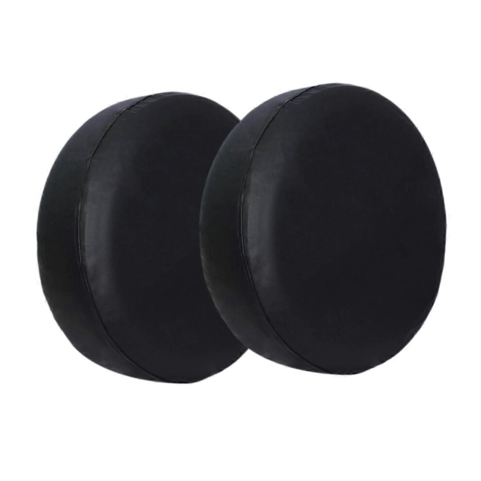 (As Show, One Size) 2Pcs Trailer Tire Covers Pvc Car Wheel Cover For Women Rv/Camper Spare Tire Cover Accessories 4632480837454