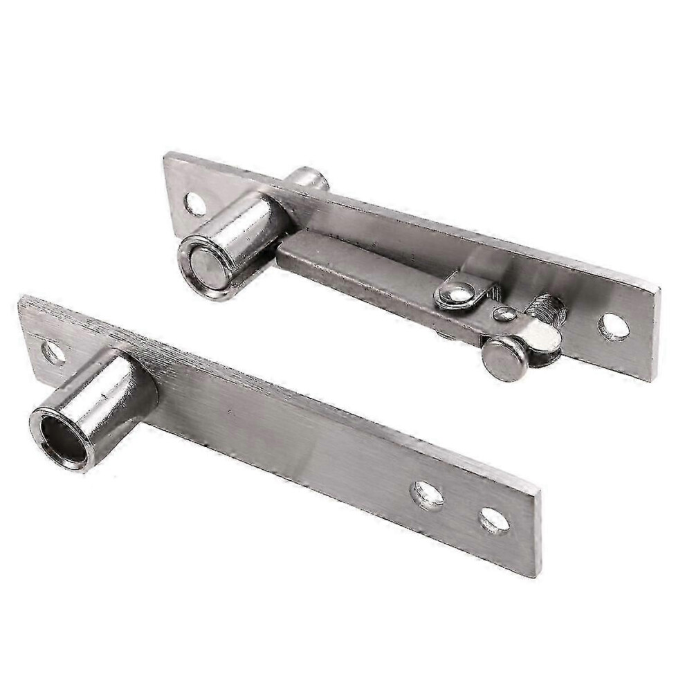 (As Show, One Size) Stainless Steel Pivot Heavy Duty 360-Degree Rotating Shaft Wooden Door Hinge Shaft Positioning Door Shaft Hidden Axis 4632480863019