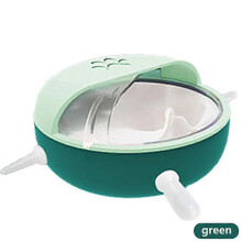 (Purple, One size) Pet Milk Bowl Eco-friendly Milk Feeding Carry Multiple Teats Heat Resistant Material Suitable for Newborn Puppy Health