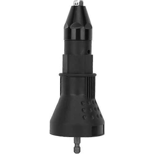 (As show, One size) Nut Rivet Gun, Riveting Draw Rivet Drill, Electric Pull Riveter  Quality Power Tool for Construction and DIY (Black) 1
