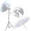 (As show, One size) 33″ Soft Umbrella White Translucent 4-Pack for Studio Photography Lighting 3