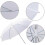 (As show, One size) 33″ Soft Umbrella White Translucent 4-Pack for Studio Photography Lighting 2