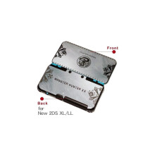 (M H) Snap on Case Cover Shell for New 2DS XL/LL Double Sides Designs New