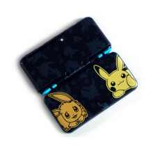 (PK Black) Snap on Case Cover Shell for New 2DS XL/LL Double Sides Designs New
