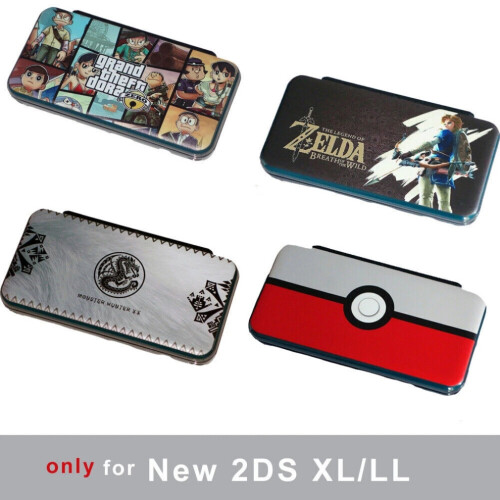 (Tail) Snap on Case Cover Shell for New 2DS XL/LL Double Sides Designs New 1