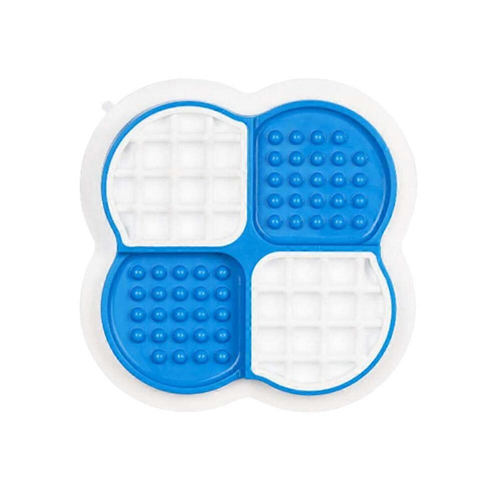 (As show, One size) Healthy Dog Slow Food Bowl Scientific Eating Non-slip Pet Bowl Anti-choke Protection Stomach for Small Medium Pets
