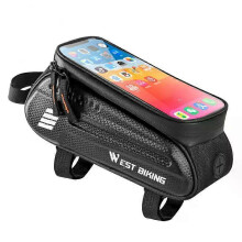 Tube Bag Touch Screen Black Hanging Saddle Tool Riding Bag 7 Inches Mountain Road Bike Saddle Bag Saddle Bag Bag