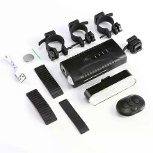 (3 In 1 Set) Bike Light Smart Taillight Mountain Rear Lighting USB Rechargeable Night Cycling Front Light Tail Light Set