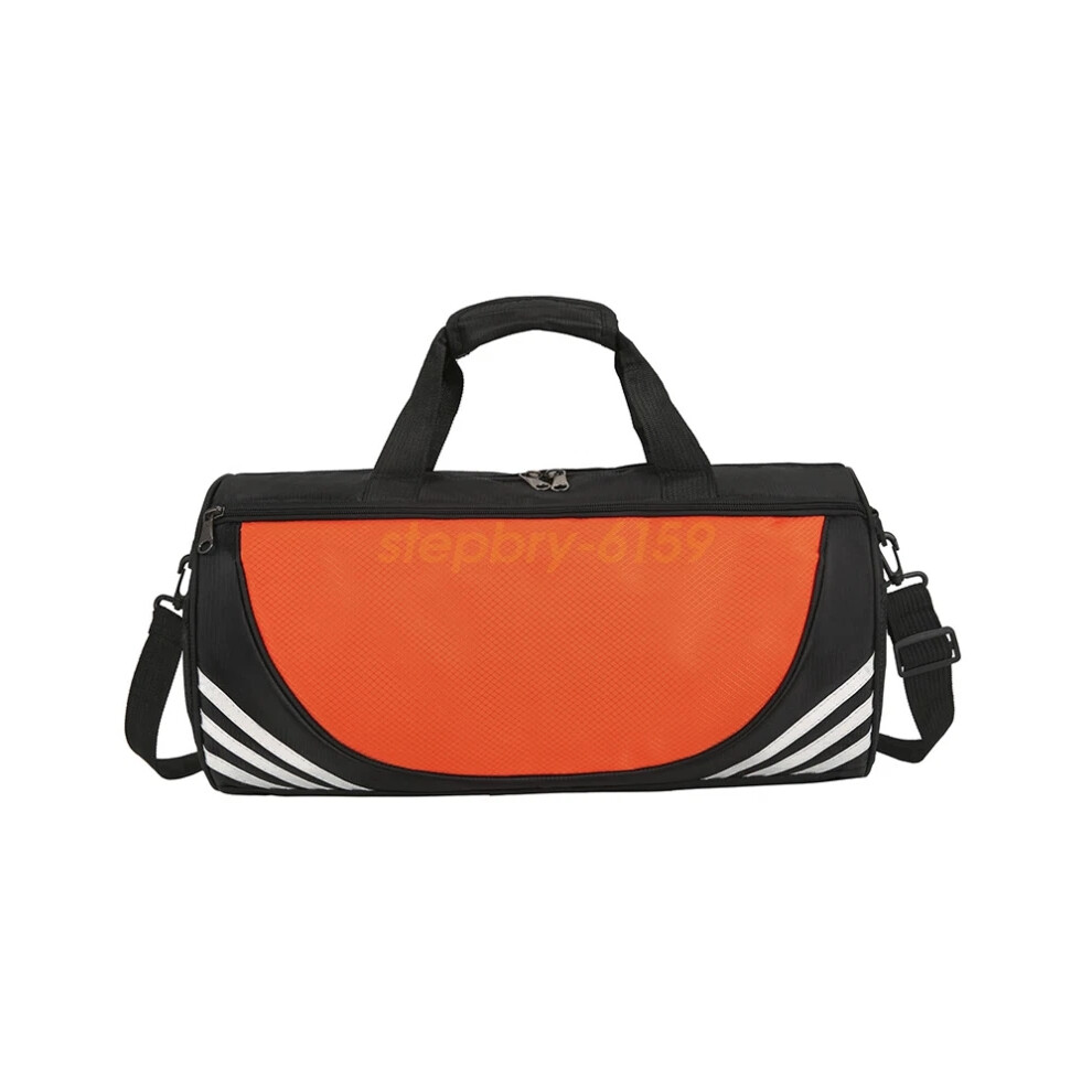 (Orange) Gym Shoulder Strap Large Duffle Bag Sports Foldable Taekwondo Travel New-image-OPC-PHK9DMH-NEW