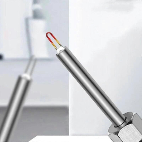 (White) Soldering Iron Kit,Portable Soldering Pen with Digital Display 2