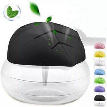 (BLACK) Veniva Air Purifier - Water Filter Air Purifiers for Home Office with LED Light