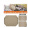 (A Black) Automotive Interior Accessories Non-slip Durable Water Proof Comfortable Touch 3