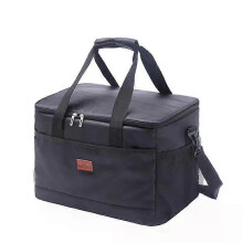 (A1, Black  35L) Soft Cooler Bag with Hard Liner Large Insulated Picnic Lunch Bag Box Cooling Bag for Camping BBQ Family Outdoor Activities