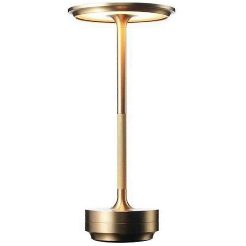 (SILVER) Cordless Table Lamp Dimmable Waterproof Metal Usb Rechargeable Table Lamps 1