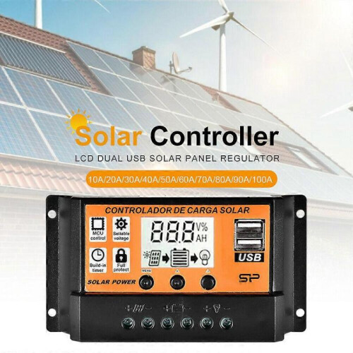 (80A) 10A/20A/30A/40A/70A/100A Auto Solar Charge Controller 1