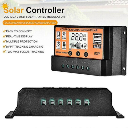 (90A) 10A/20A/30A/40A/70A/100A Auto Solar Charge Controller 1