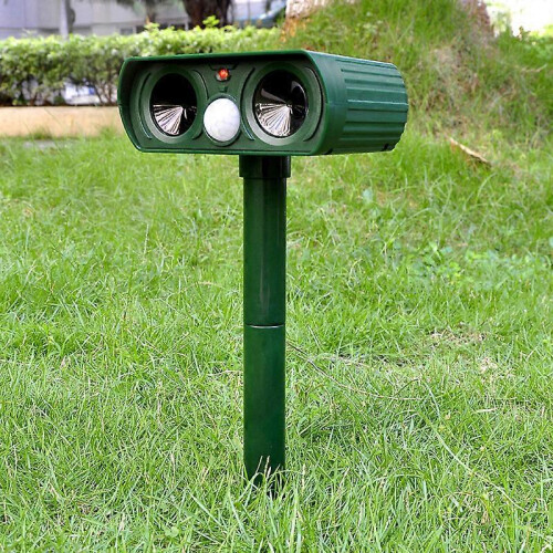 Ultrasonic Cat Repeller, Solar Powered Cat Repeller, Ultrasonic Rodent Repellent with Motion Sensor 1
