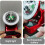 (Red) Solar Charging Colorful Magic Ball RGB Atmosphere Light, Solar-Disco Ball Light 3
