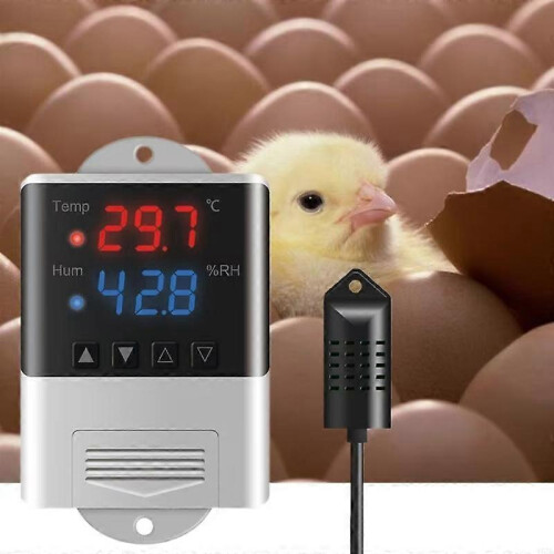 Temperature Humidity Controller Thermoregulator Thermostat Humidistat AC 110V 2