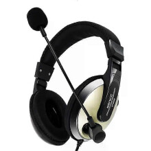 (15*10*10, Gold) Earphone 20-20khz Comfortable To Wear With Detachable Microphone Plug And Play Isolation Noise For Pc Computer Gaming