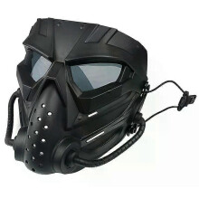 (Gray Lenses) Cool Motorcycle Helmets Headwear Racing Full Face Protective Mask Riding Cool Helmet Goggles Future Headwear Protective Mask