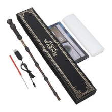 Harry Potter Feuer Zauberstab Real Flame Shooting Stick Groes Kaliber Stbe De Magic Wand with Light Effects for Cosplay -YT4