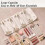 (Gray) Leather 4 in 1 Roll Up Large Capacity Compact Waterproof Foldable Cosmetic Bag 5