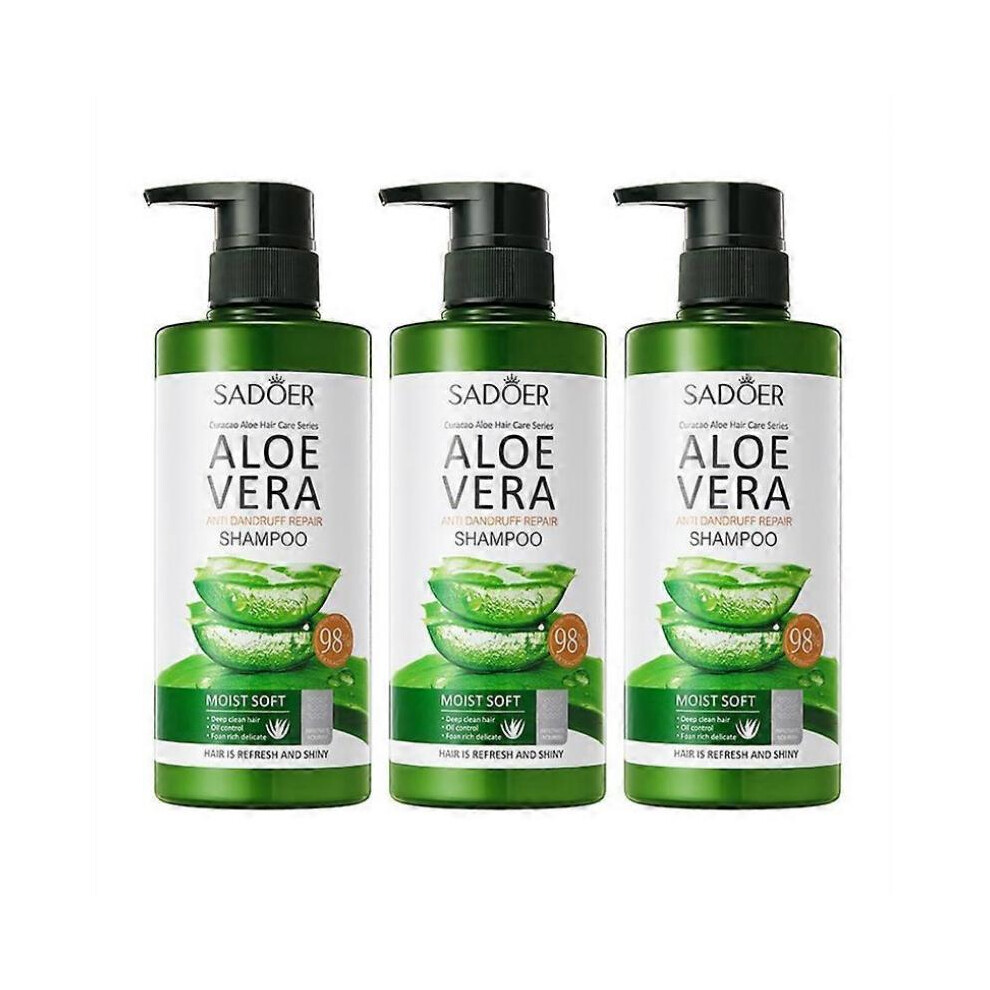 (3PCS)1/2/3PCS Anti Dandruff Shampoo Aloe Antis Dandruff Repair Shampoo Dandruff Shampoo