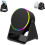 (H Black)4-in-1 360 Rotating Bluetooth Speaker Stand 1