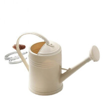 (Beige) 2L Long Mouth Watering Can Practical Flowers Gardening Tools Plant Sprinkler