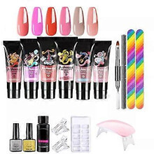 (A) Nailsala Poly Nail Kit, Nailsala Gel Kit, Nailsala Press on Nails Kit