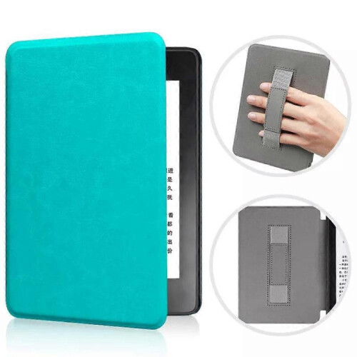 (Light Blue) Slimshell Case for 7" Kindle Paperwhite (12th generation)  Premium PU Cover
