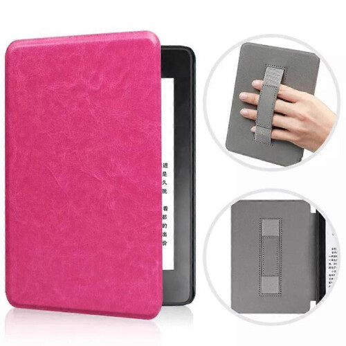 (Pink) Slimshell Case for 7" Kindle Paperwhite (12th generation)  Premium PU Cover
