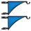 (blue) Hangs EZ Fence Post Hanger, Flower Baskets Easy Clamp-On Bracket 1