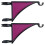 (Purple) Hangs EZ Fence Post Hanger, Flower Baskets Easy Clamp-On Bracket 1