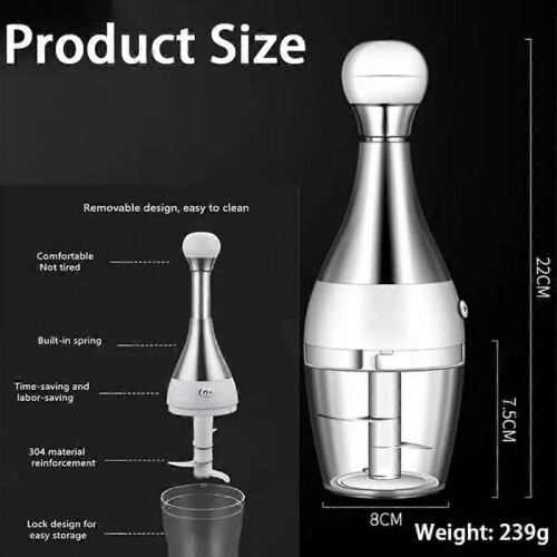 Gourmet Slice Deluxe Cutter Mini Garlic Chopper 1